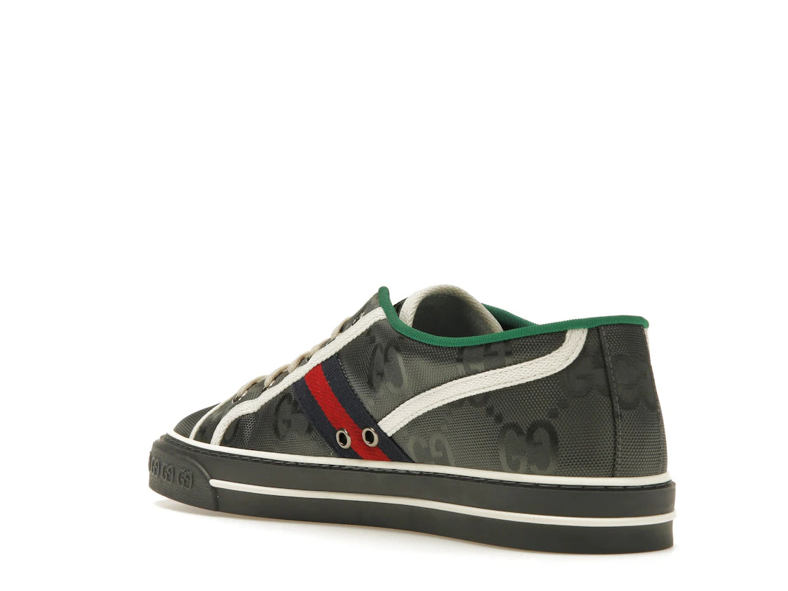 Gucci Off The Grid Tennis 1977 Low ECONYL Dark Grey GG Blue Red White - vue secondaire B