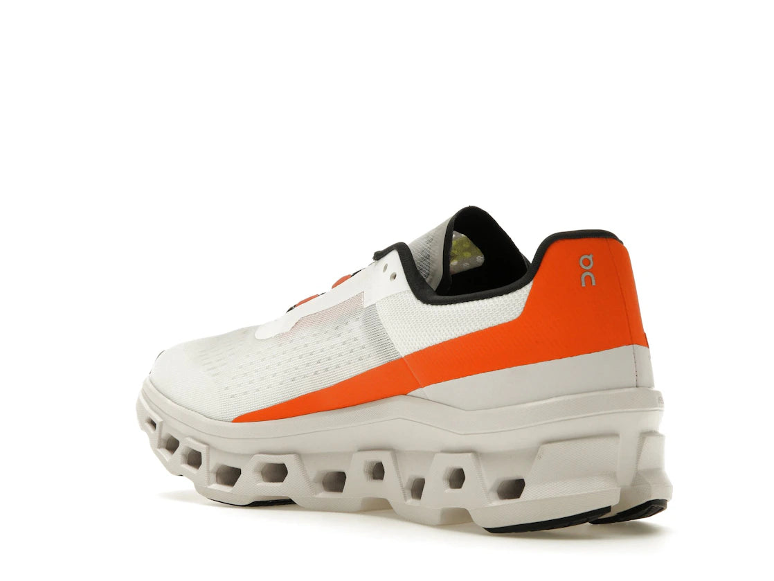 On Running Cloudmonster Undyed White Flame - vue secondaire B