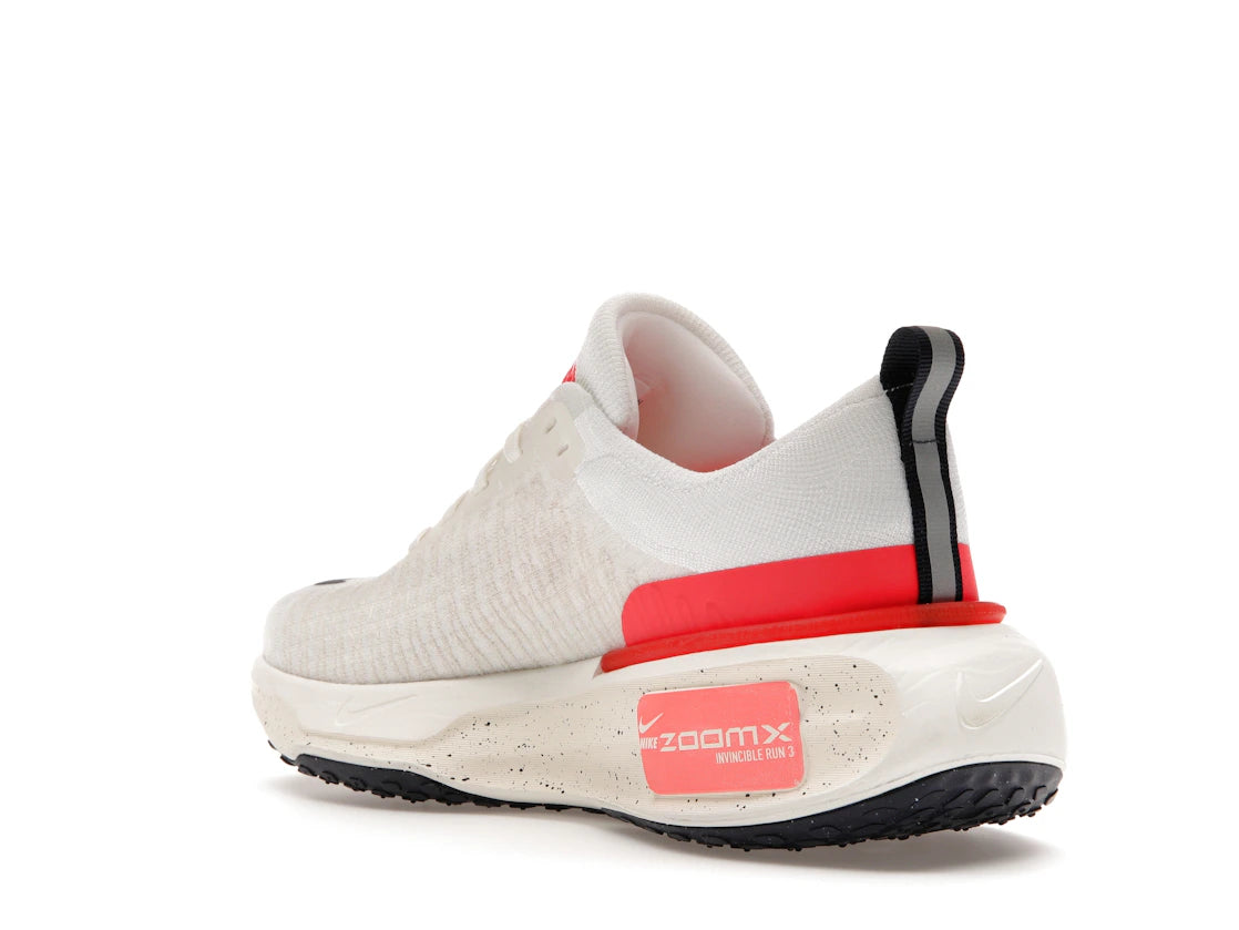 Nike ZoomX Invincible Run 3 White Bright Crimson - vue secondaire B