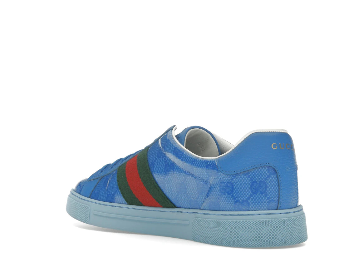 Gucci Ace GG Crystal Canvas Blue - vue secondaire B