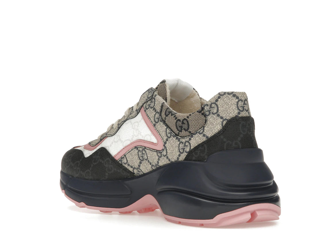 Gucci Rhyton Sneaker Beige Blue Monogram (Women's) - vue secondaire B