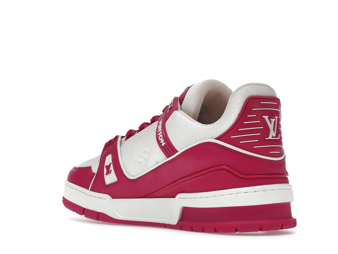 Louis Vuitton Trainer Low White Fuchsia - vue secondaire B