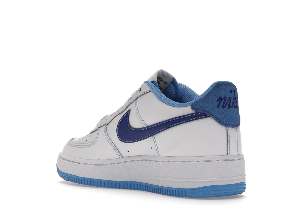 Nike Air Force 1 Low S50 White University Blue (GS) - vue secondaire B