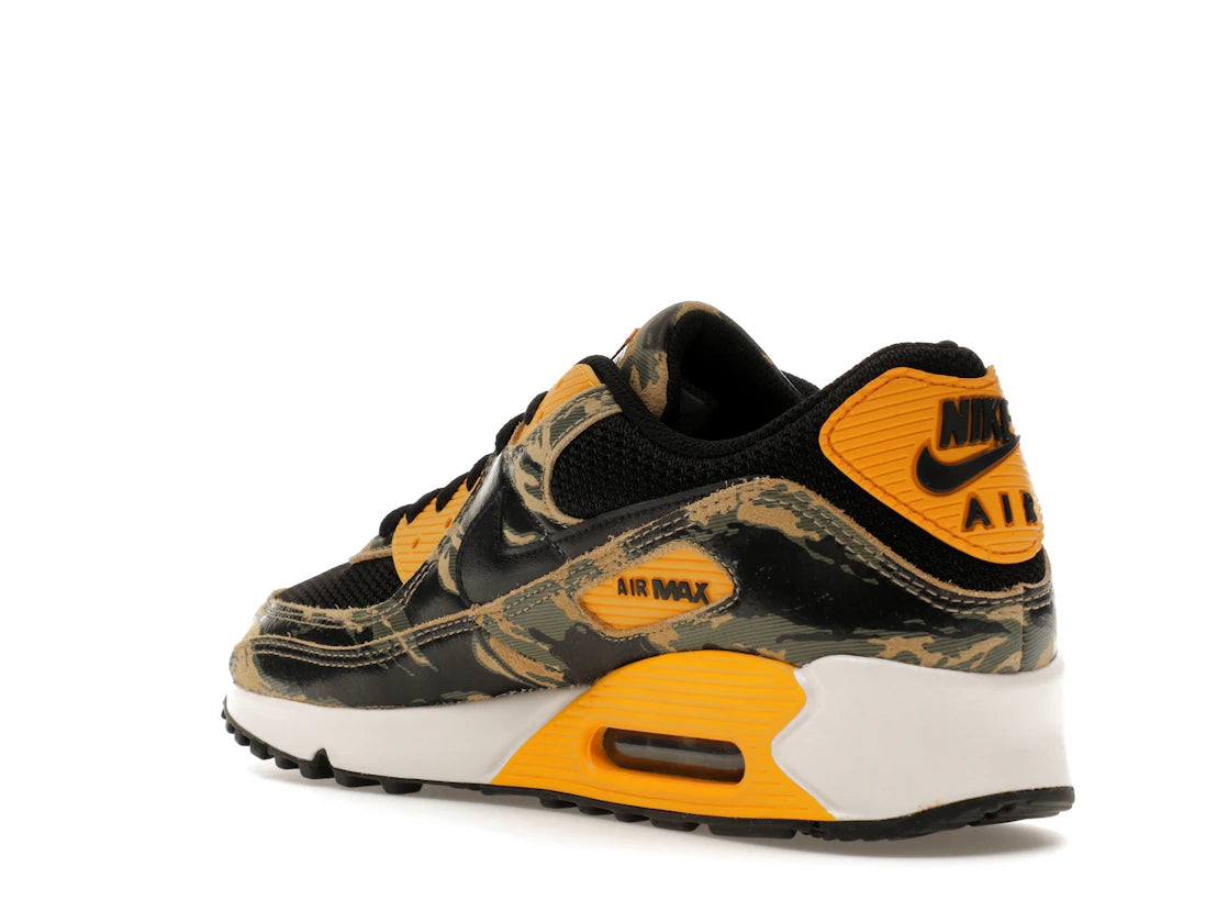 Nike Air Max 90 Premium Black University Gold Camo - vue secondaire B