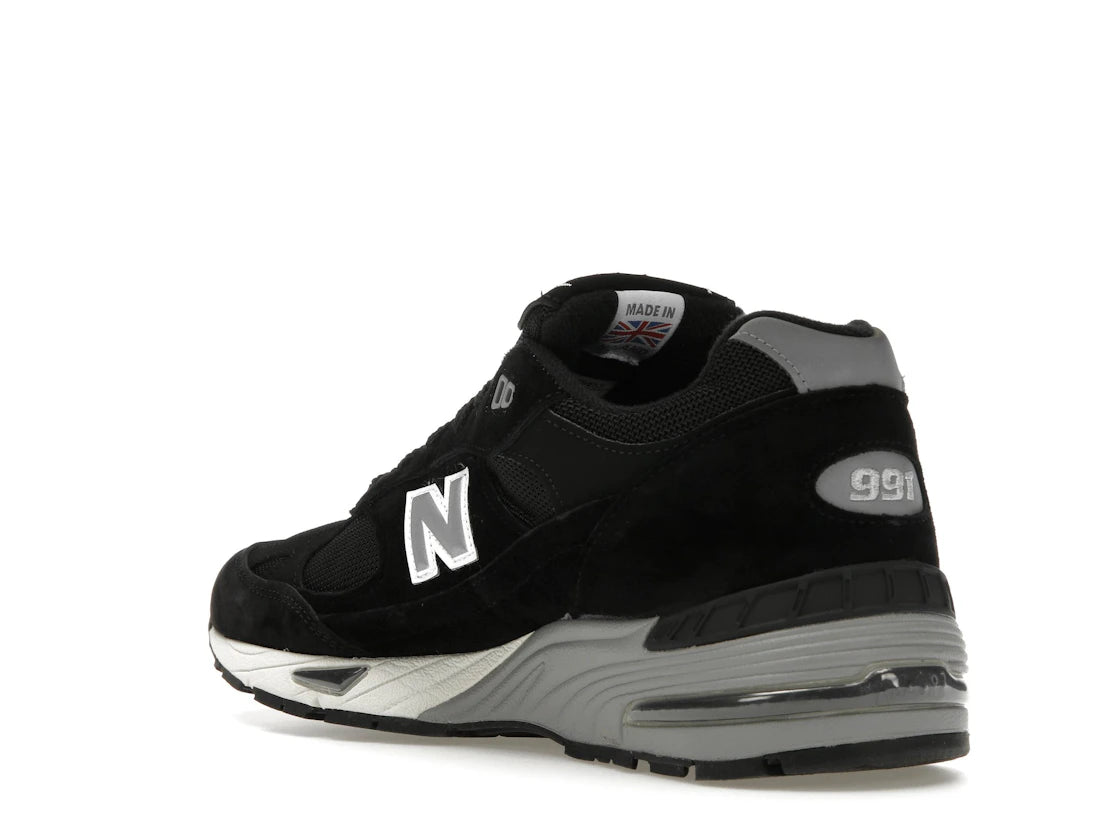 New Balance 991 MiUK Black Silver - vue secondaire B