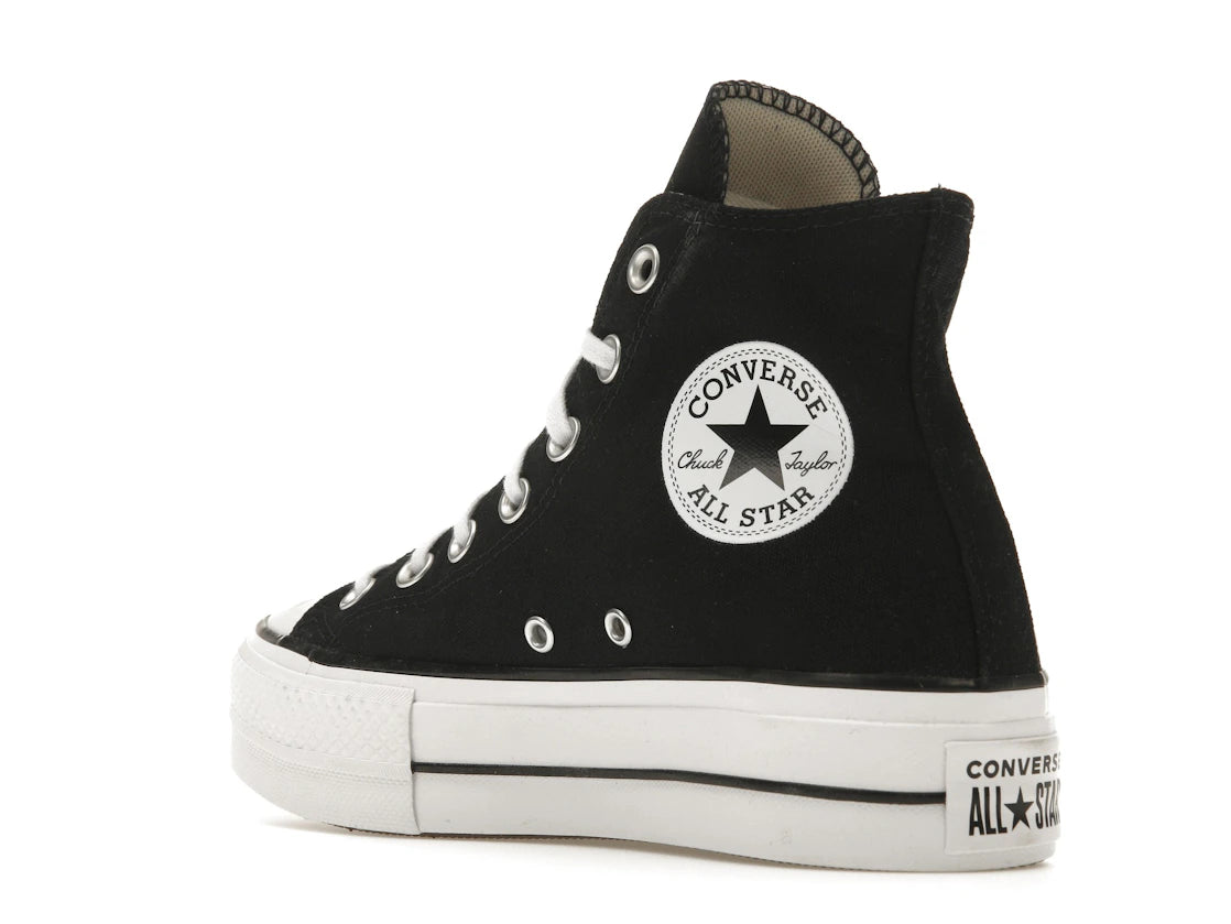 Converse Chuck Taylor All Star Hi Platform Black White (Women's) - vue secondaire B