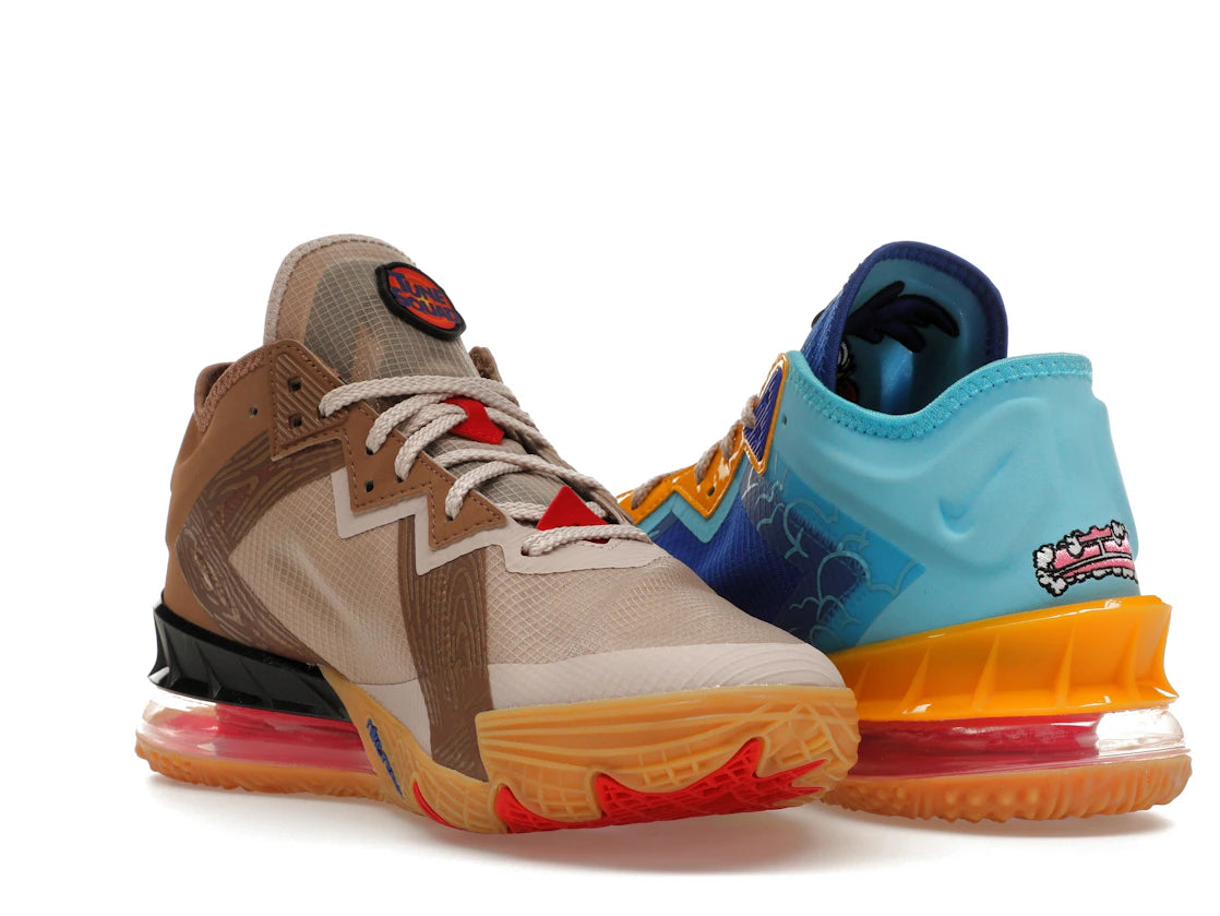 Nike LeBron 18 Low Xbox Controller Set Wile E. vs Roadrunner Space Jam - vue secondaire B
