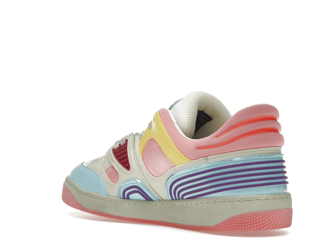 Gucci Basket Low-Top Sneaker Light Blue Demetra Pink (Women's) - vue secondaire B