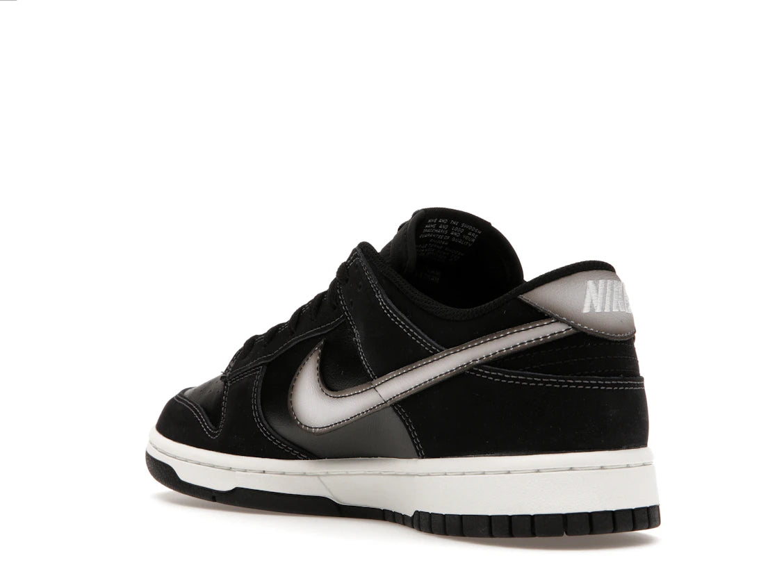 Nike Dunk Low Airbrush Swoosh Black - vue secondaire B