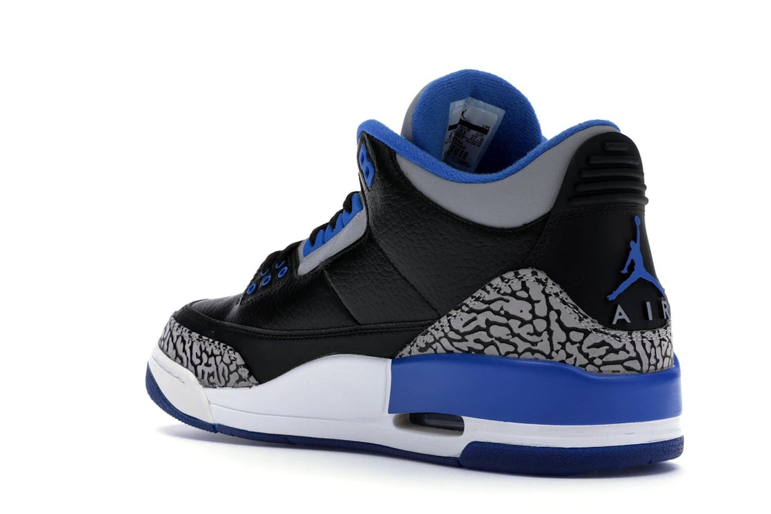 Jordan 3 Retro Sport Blue - vue secondaire B