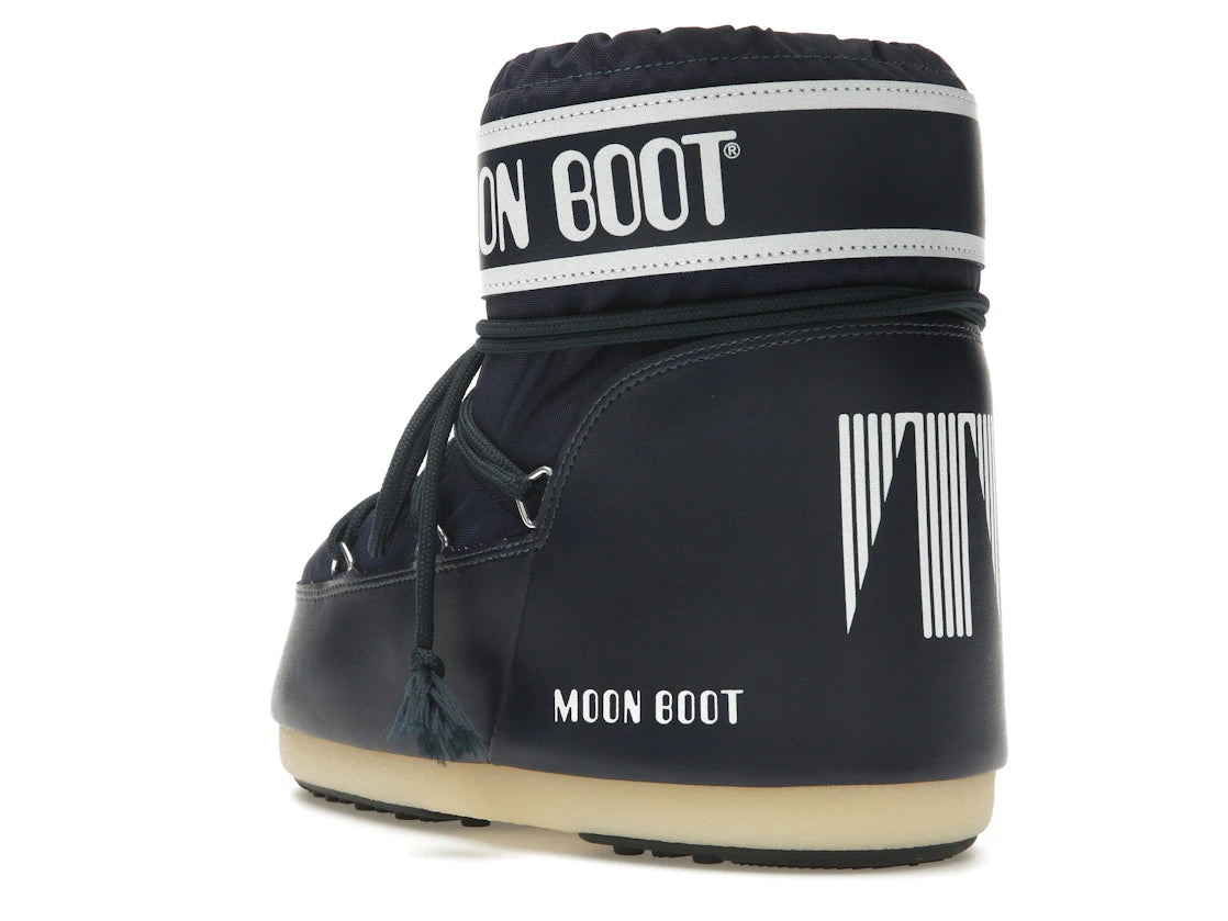 Moon Boot Icon Low Nylon Boot Blue - vue secondaire B