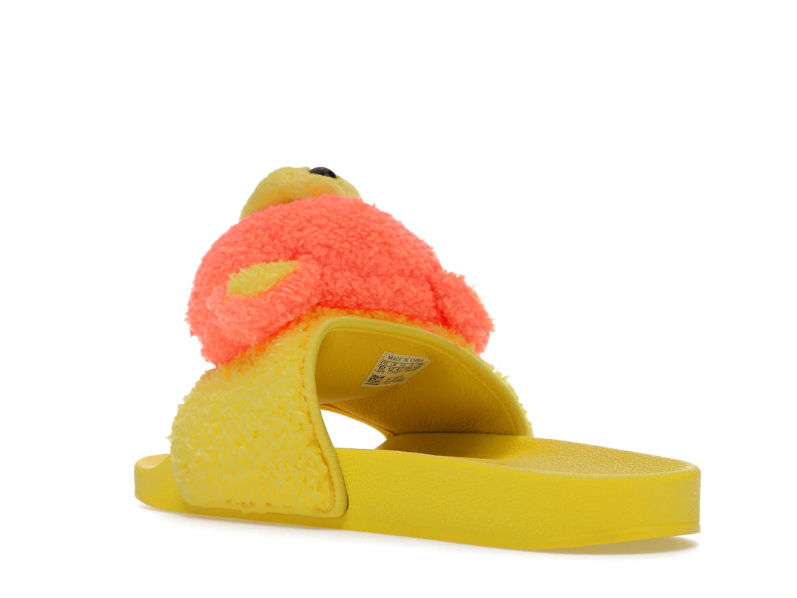 adidas JS Adilette Jeremy Scott Teddy Yellow - vue secondaire B