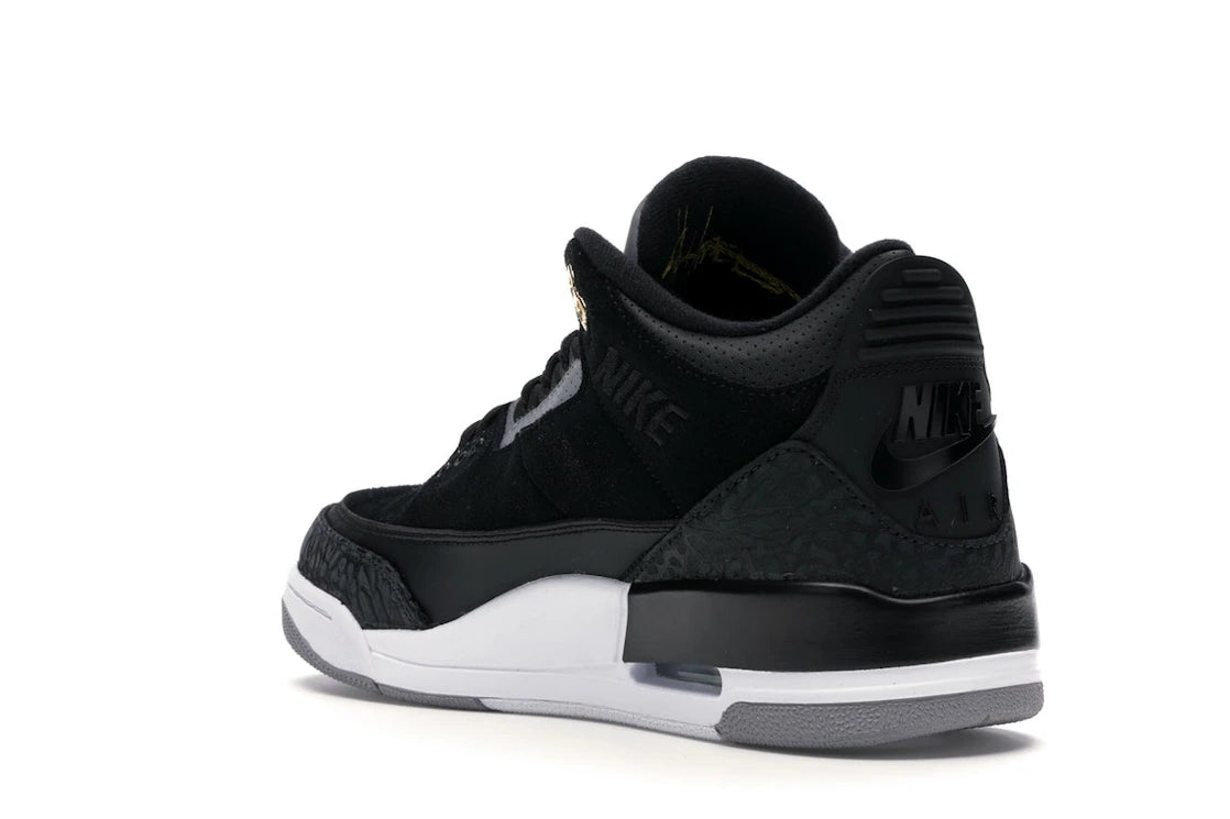 Jordan 3 Retro Tinker Black Cement Gold - vue secondaire B