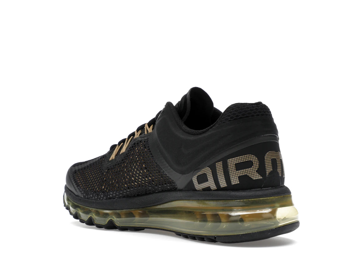 Nike Air Max 2013 Black Flat Gold - vue secondaire B