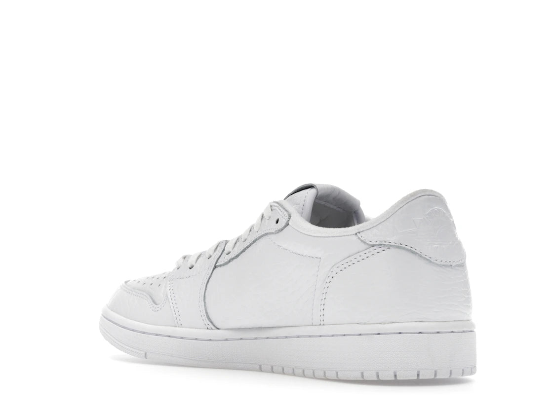 Jordan 1 Retro Low Swooshless Triple White (2025) - vue secondaire B