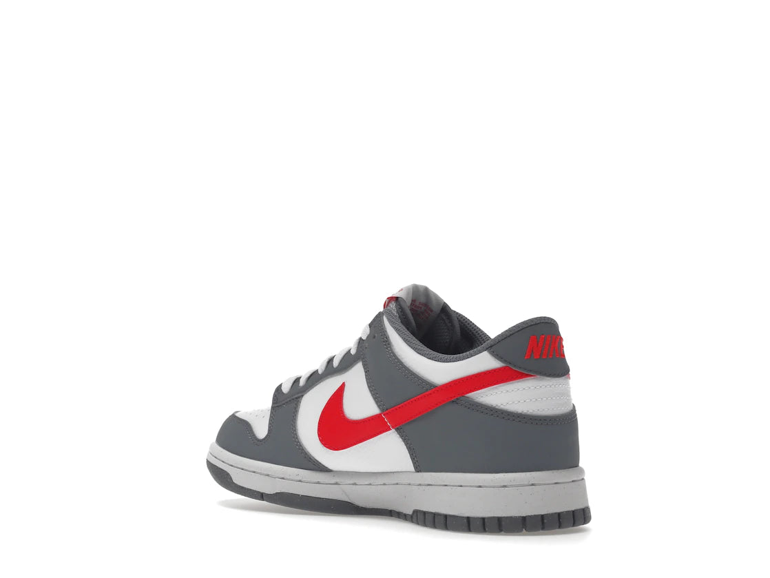 Nike Dunk Low Next Nature Smoke Grey Light Crimson (GS) - vue secondaire B