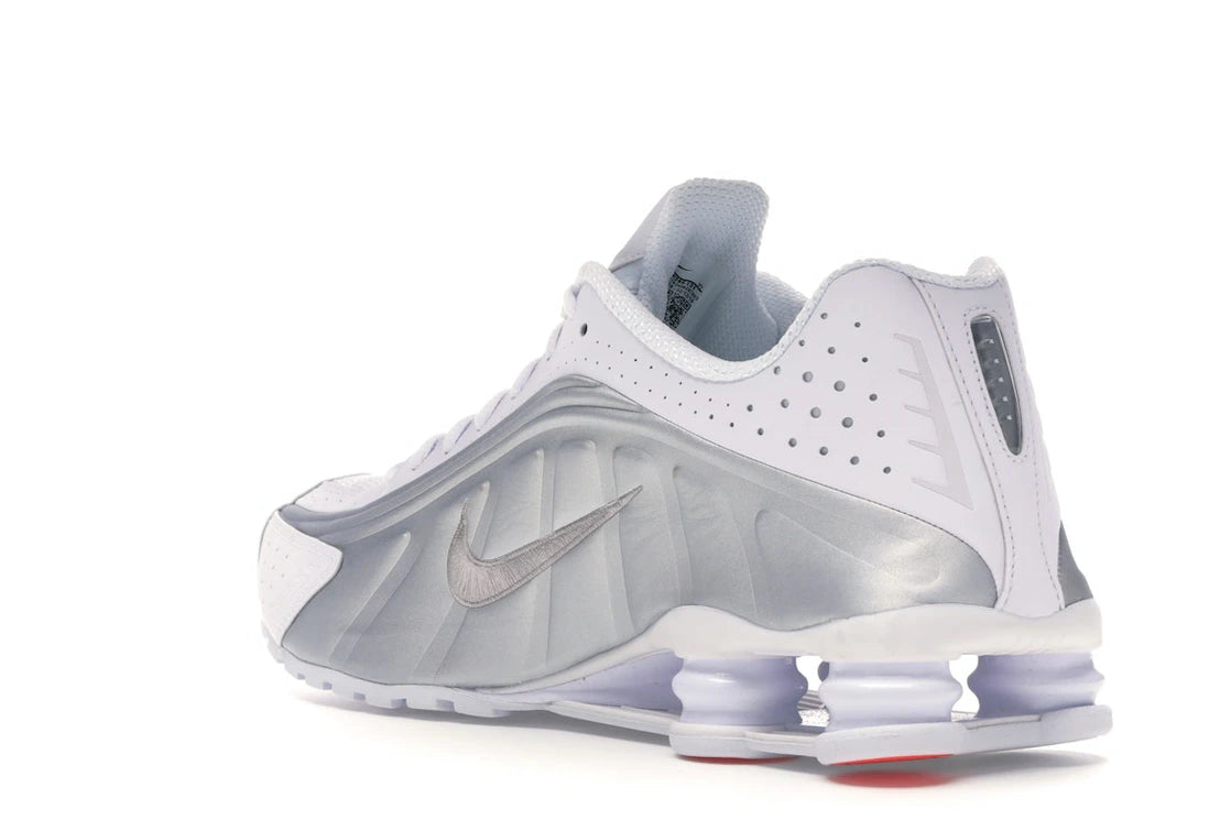 Nike Shox R4 White Metallic Silver - vue secondaire B