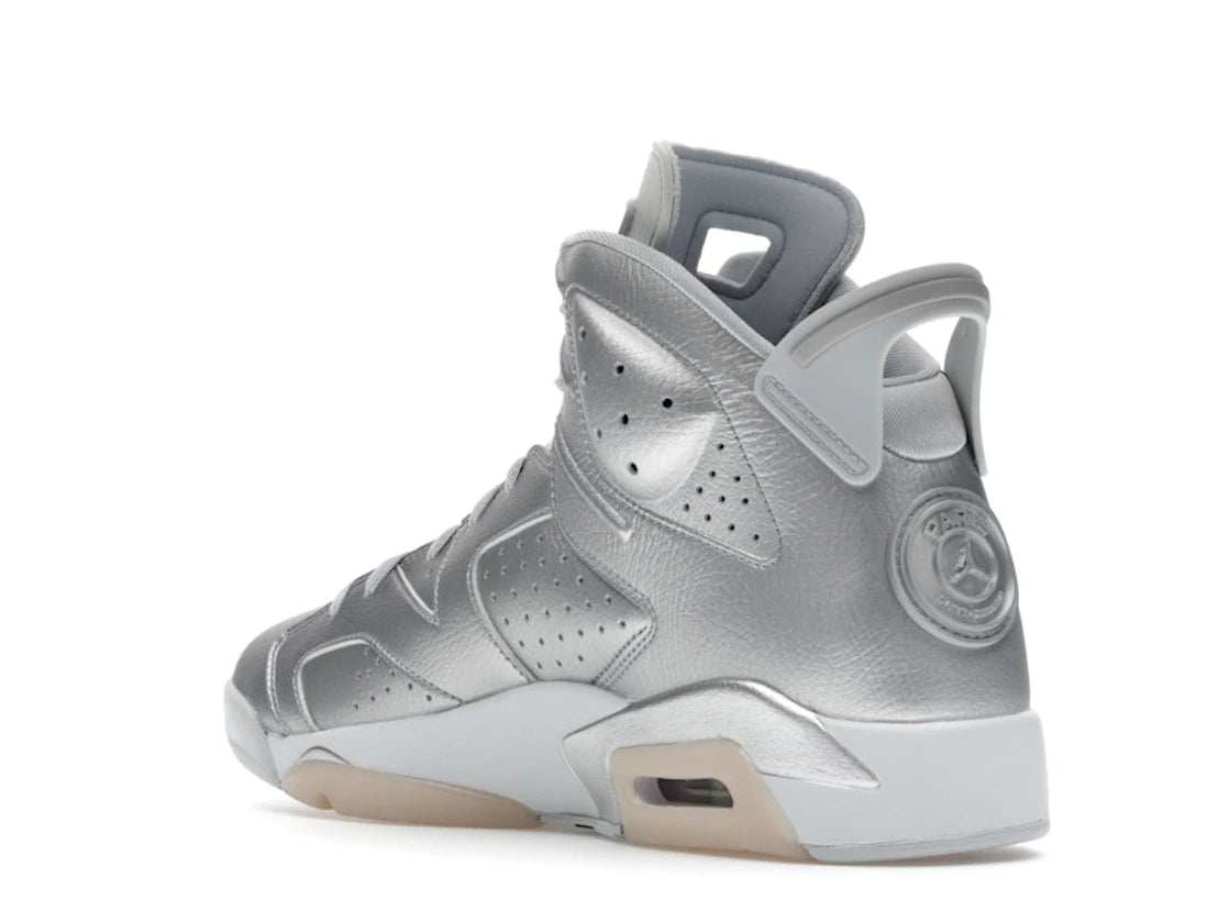 Jordan 6 Retro PSG Paris Saint-Germain Silver - vue secondaire B