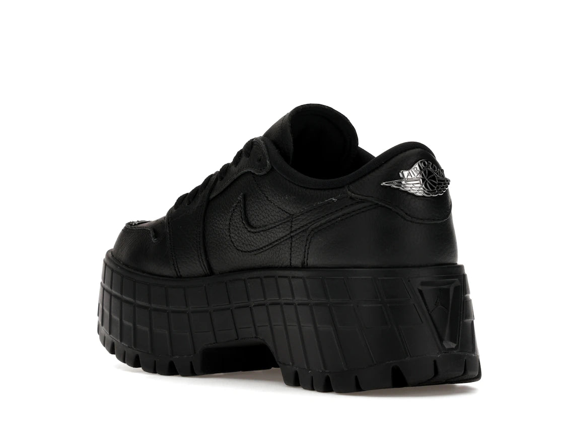 Jordan 1 Low Brooklyn Black (Women's) - vue secondaire B