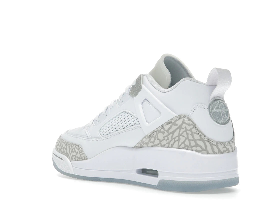 Jordan Spizike Low White Metallic Silver Barely Blue Neutral Grey - vue secondaire B