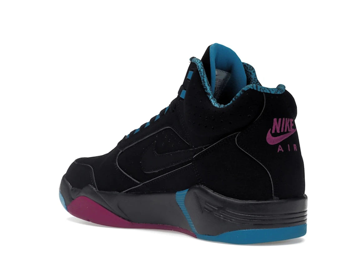 Nike Air Flight Lite II Mid Black Cyber Teal - vue secondaire B