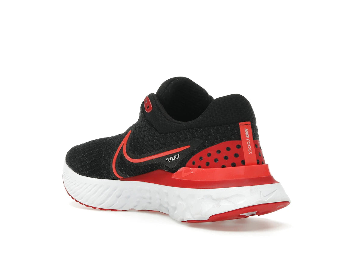 Nike React Infinity Run Flyknit 3 Blasck University Red (Women's) - vue secondaire B