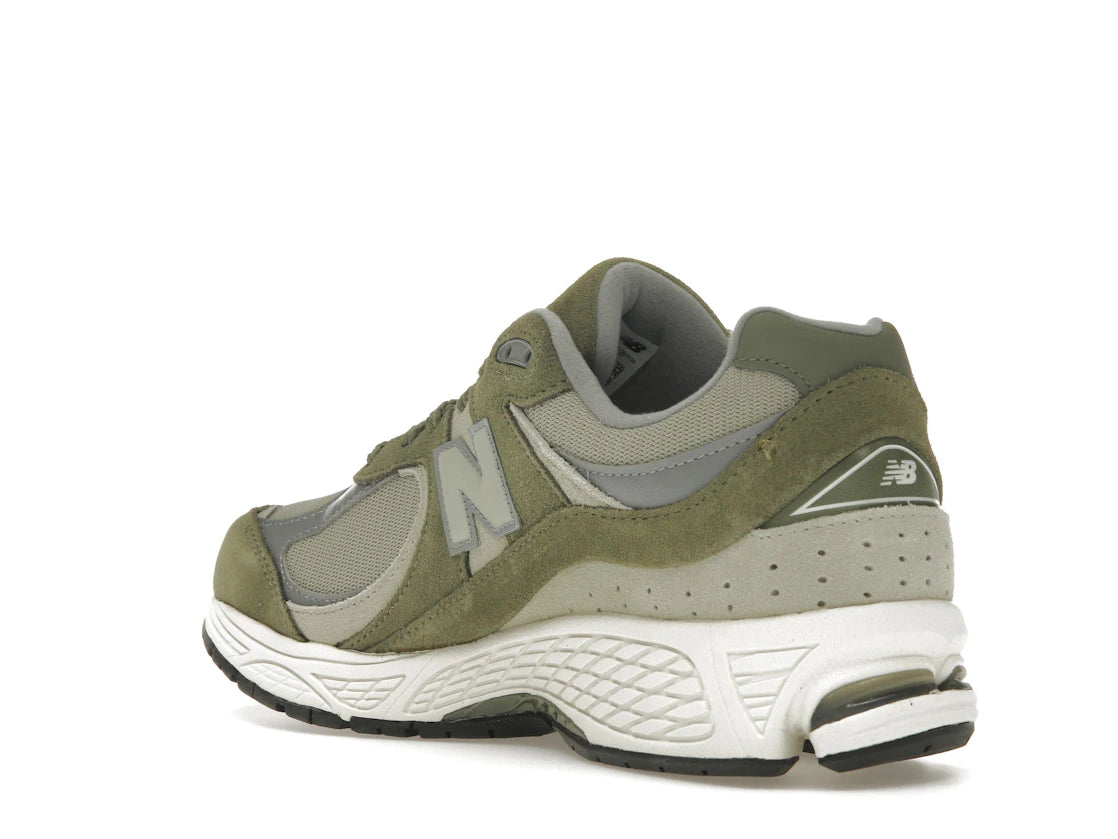 New Balance 2002R Olive Light Khaki Grey - vue secondaire B