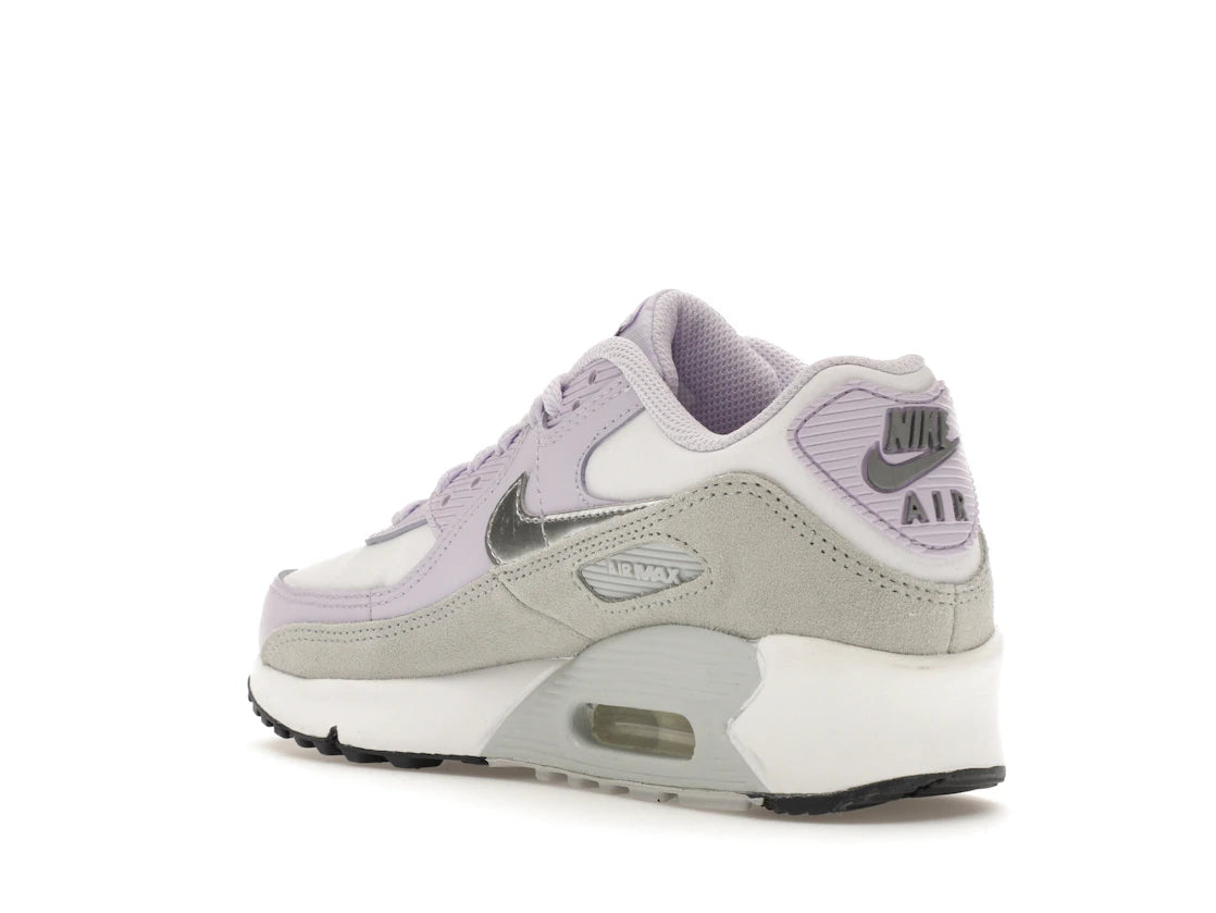 Nike Air Max 90 White Violet Frost (GS) - vue secondaire B