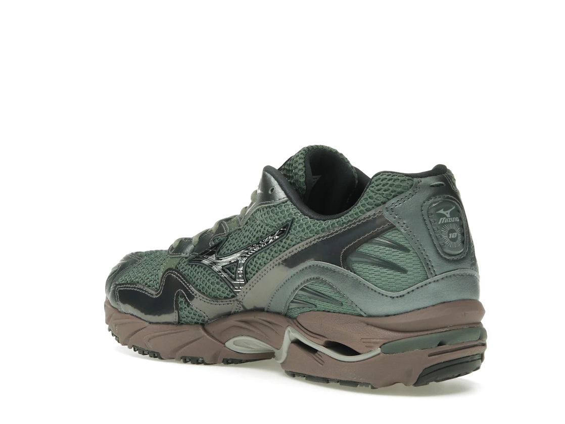 Mizuno Wave Rider 10 Agave Grün Schwarz - vue secondaire B