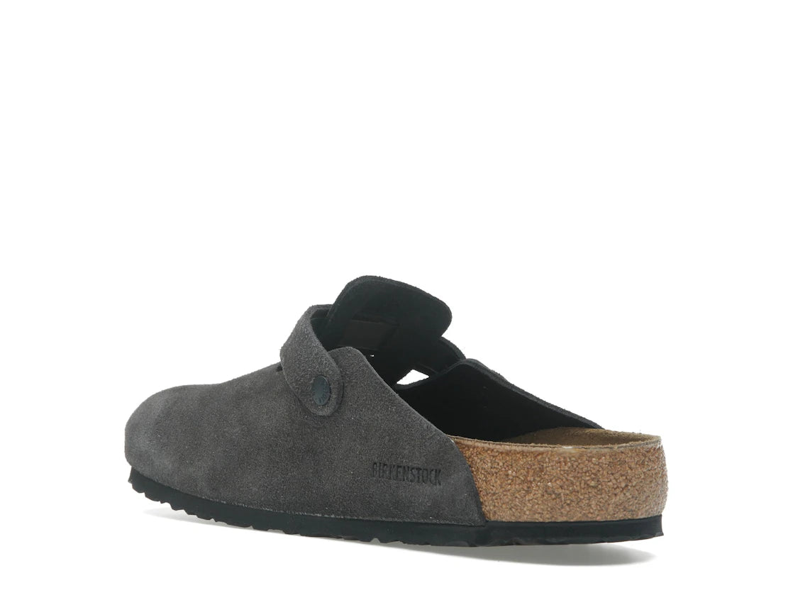 Birkenstock Boston Suede Velvet Grey - vue secondaire B