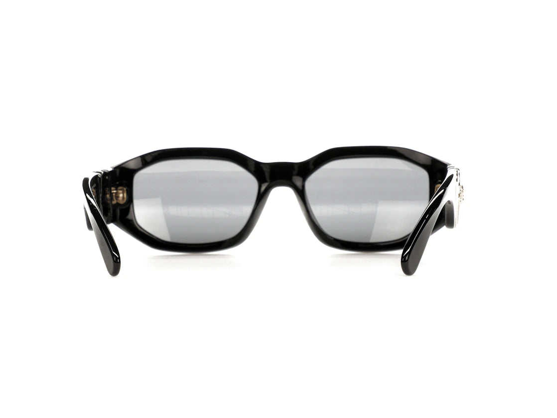 Versace Irregular Biggie Sunglasses Black/Black (VE4361) - vue secondaire B