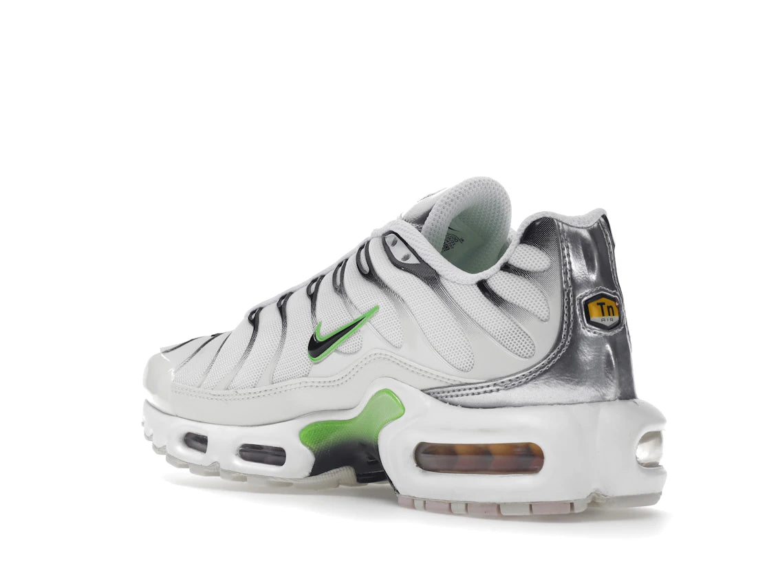 Nike Air Max Plus White Neon Metallic Silver (Women's) - vue secondaire B