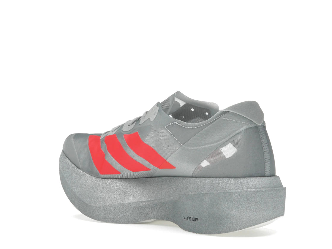 adidas Adizero Adios Pro Evo 2 Silver Metallic Lucid Red - vue secondaire B