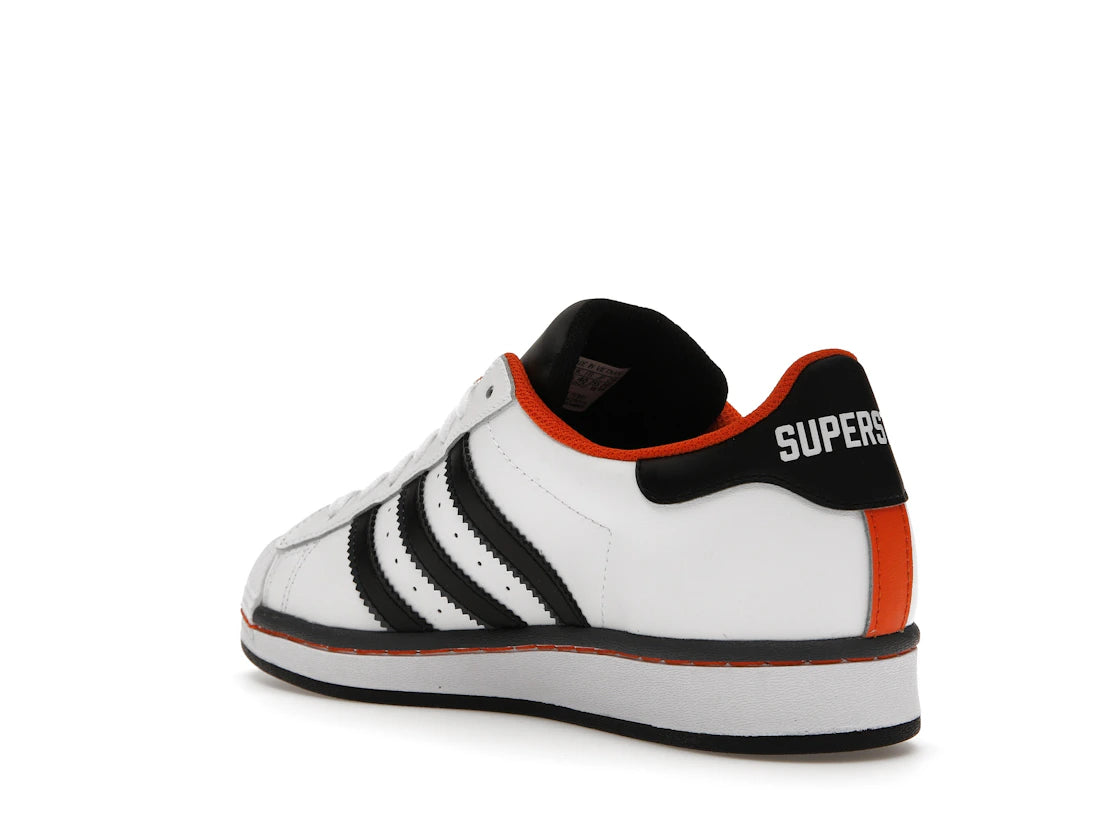 adidas Superstar Cloud White Orange (GS) - vue secondaire B