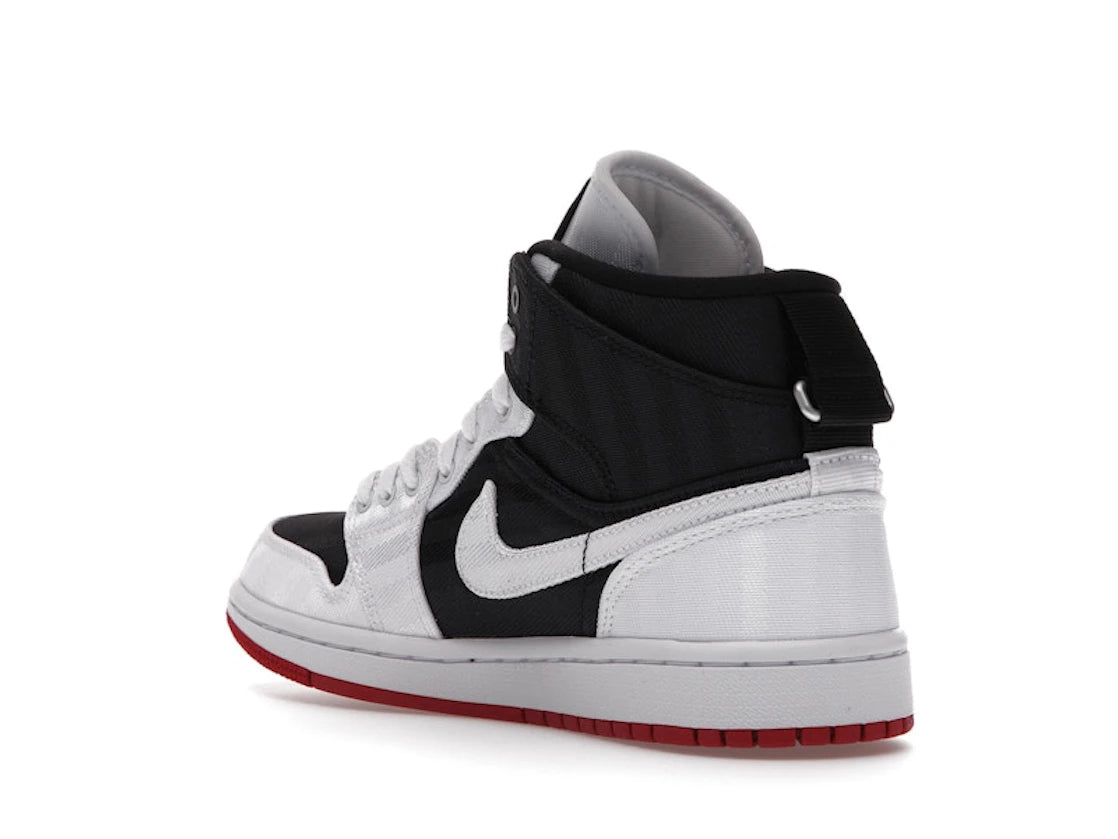Jordan 1 Mid SE Utility Canvas White Black Gym Red (Women's) - vue secondaire B