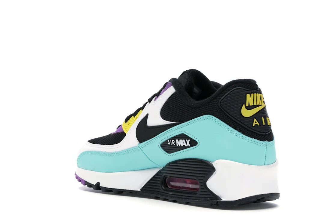 Nike Air Max 90 Black Bright Violet White - vue secondaire B