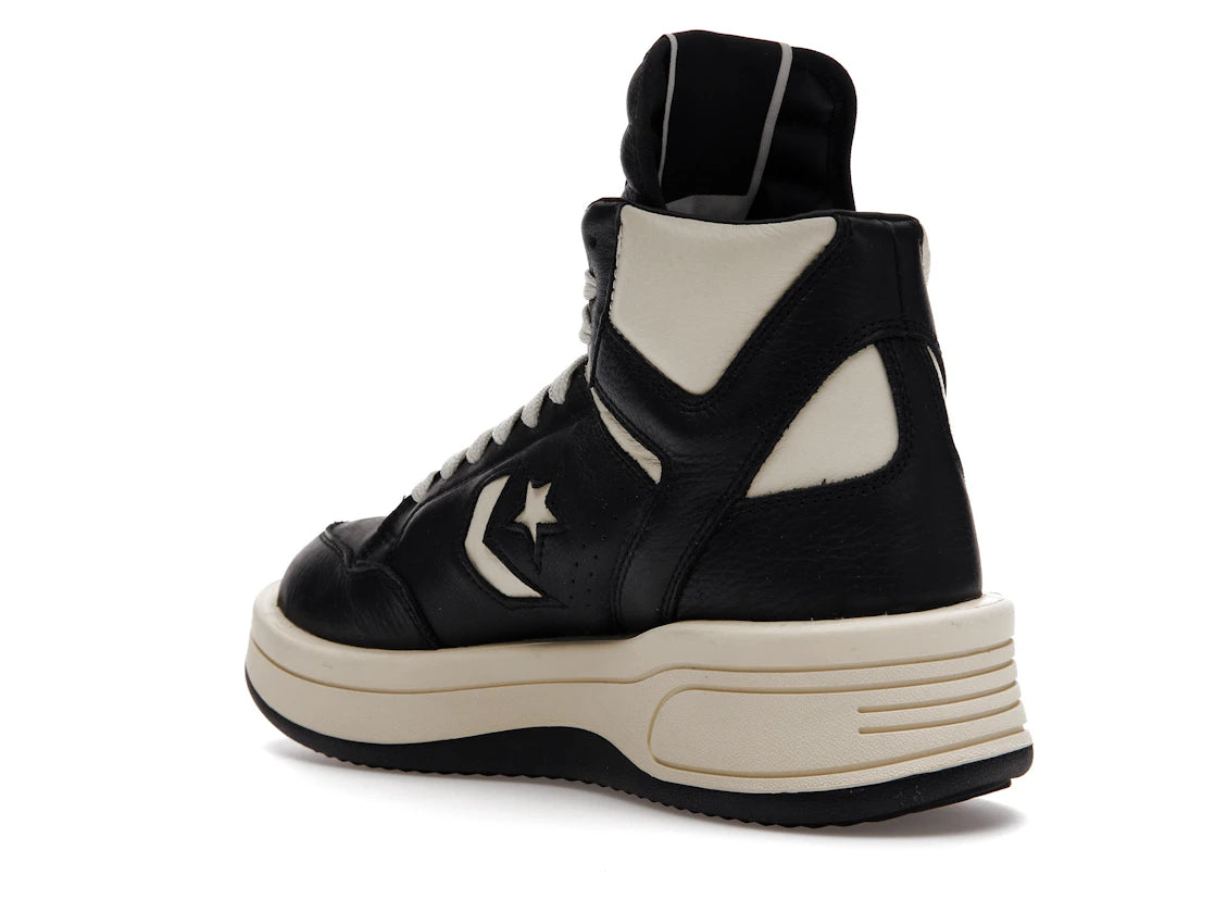 Converse TURBOWPN Mid Rick Owens DRKSHDW Black Cloud Cream - vue secondaire B