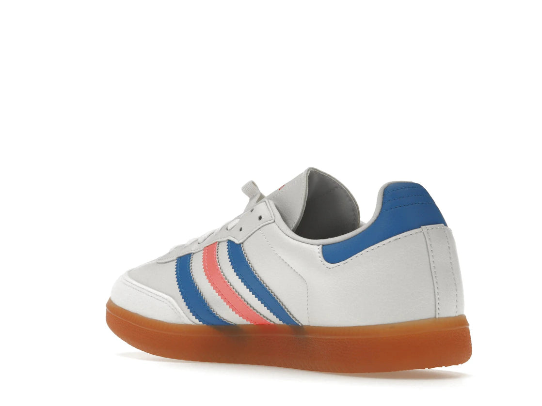 adidas Velosamba Vegan Cloud White Turbo Blue Rush - vue secondaire B