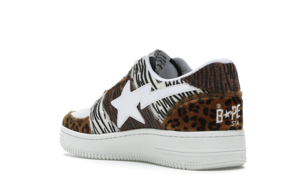A Bathing Ape Bape Sta Low Animal Mix - vue secondaire B