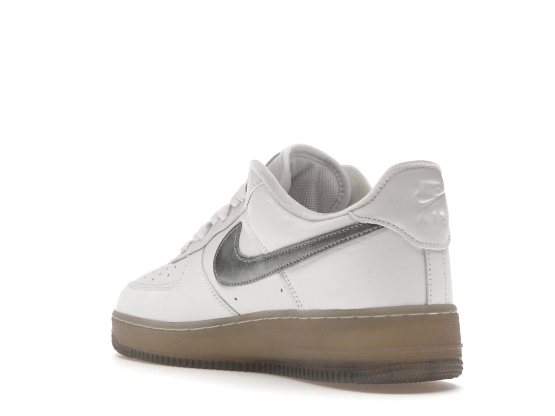 Nike Air Force 1 Low '07 PRM White Metallic Silver - vue secondaire B