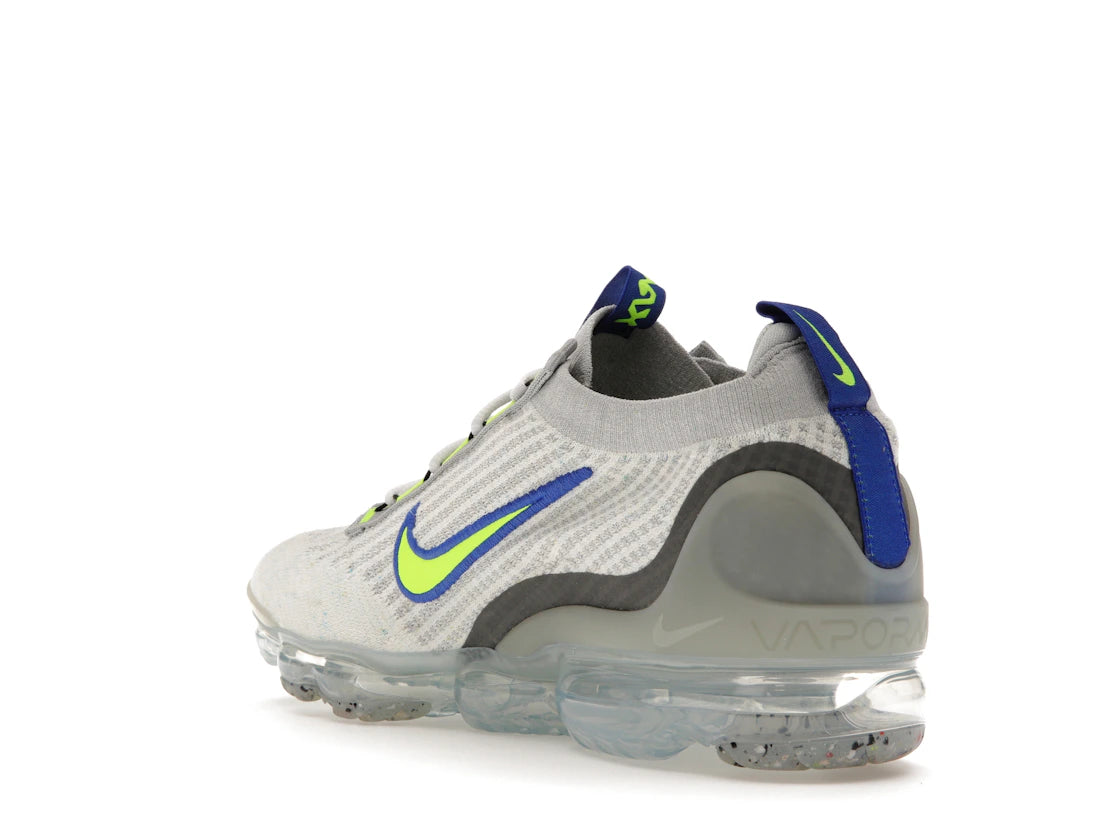 Nike Air VaporMax 2021 White Royal Volt - vue secondaire B