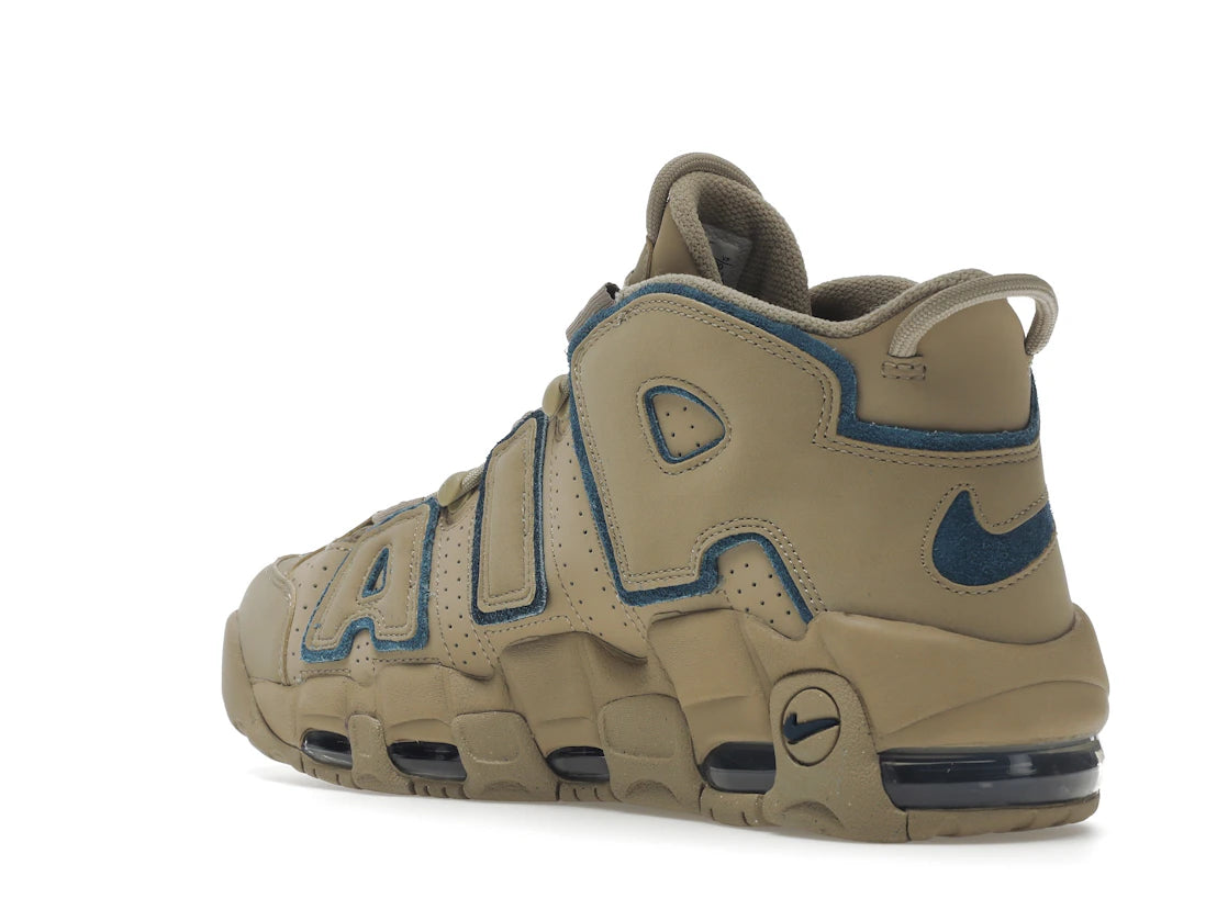Nike Air More Uptempo 96 Limestone Valerian Blue - vue secondaire B