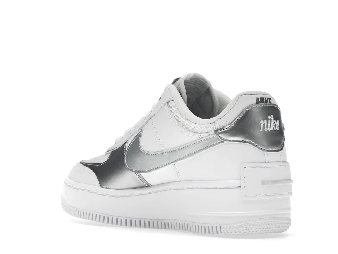 Nike Air Force 1 Low Shadow White Pure Platinum Metallic Silver (Women's) - vue secondaire B