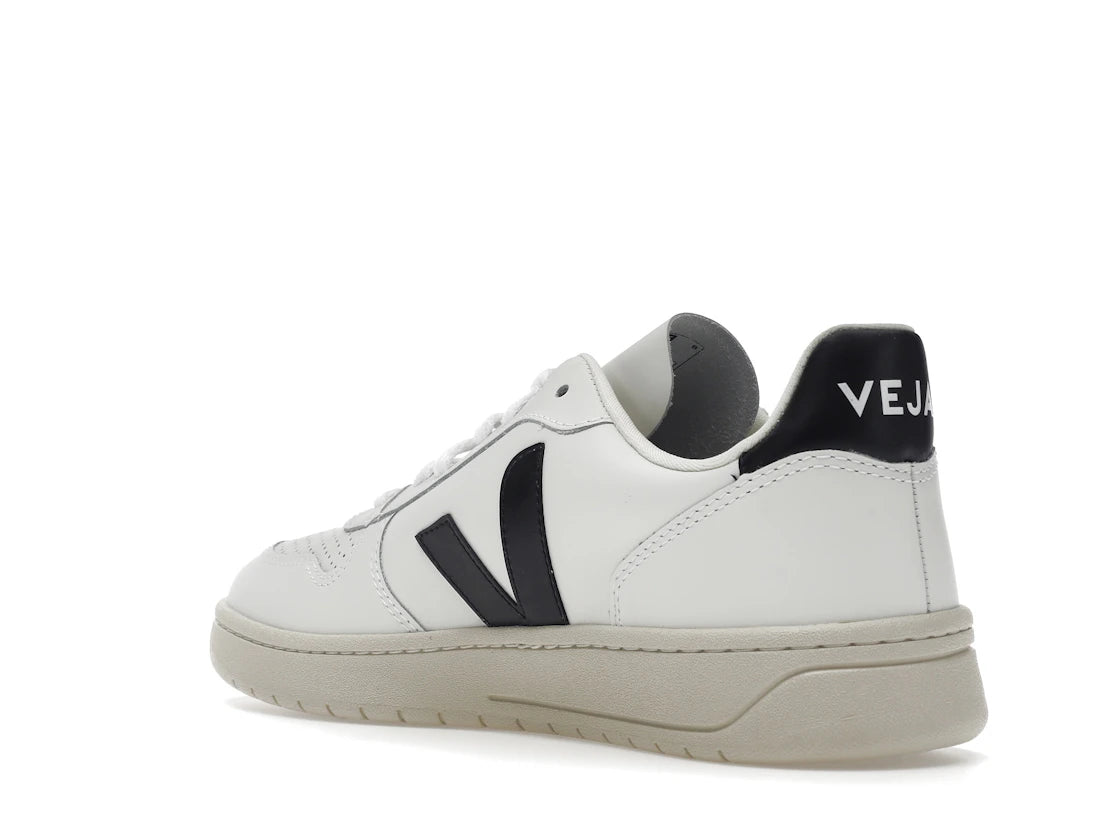 Veja V-10 Leather White Black - vue secondaire B
