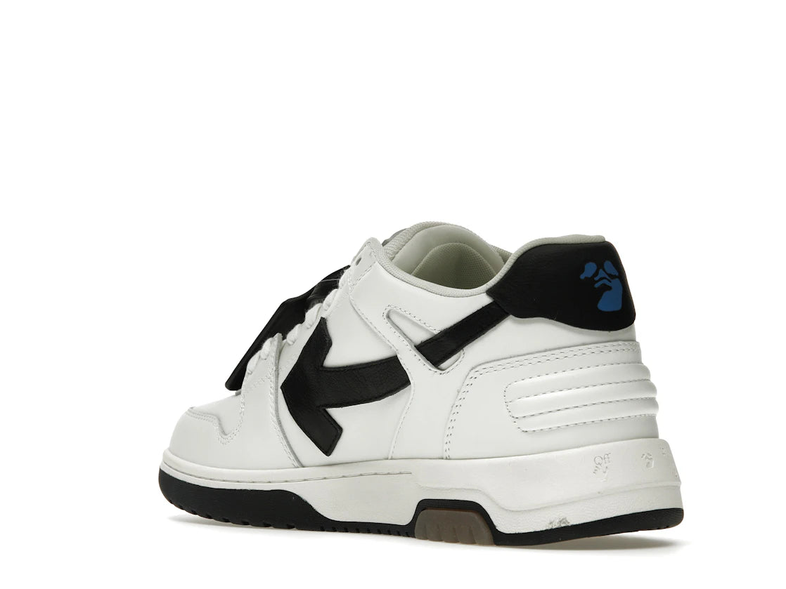 OFF-WHITE Out Of Office OOO 30 MM Low Tops Black White Blue - vue secondaire B