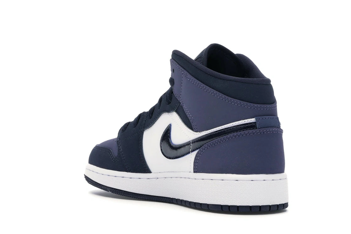 Jordan 1 Mid Sanded Purple (GS) - vue secondaire B