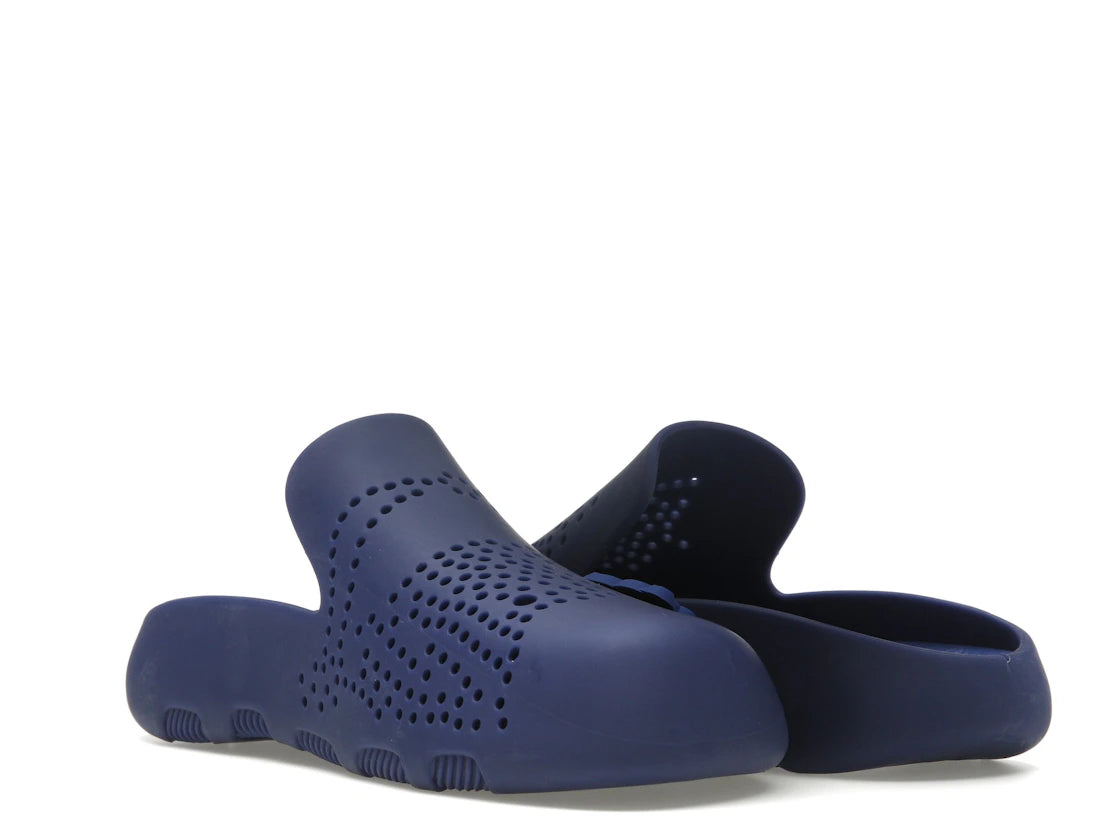 Burberry Stingray Perforated Slides Blue - vue secondaire B