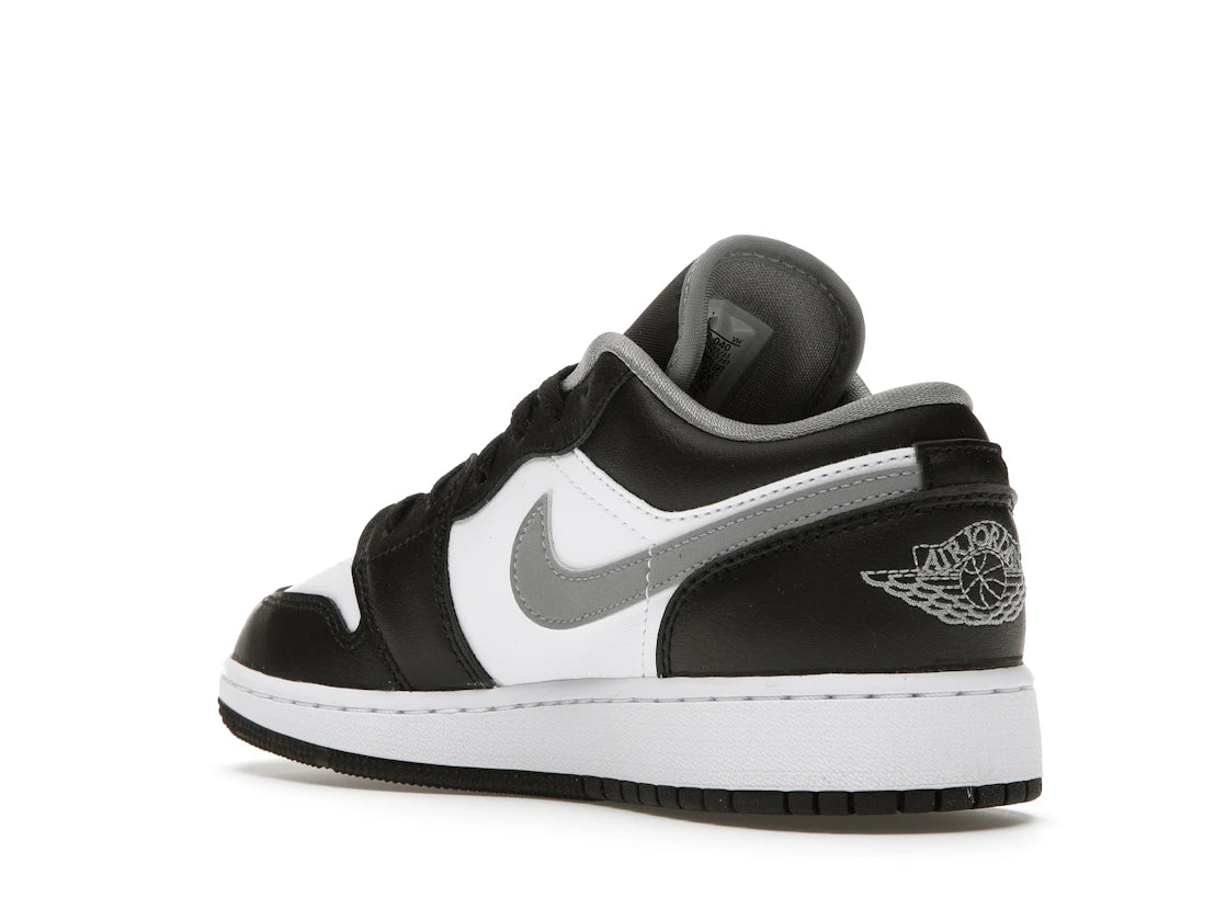 Jordan 1 Low Black White Grey (GS) - vue secondaire B