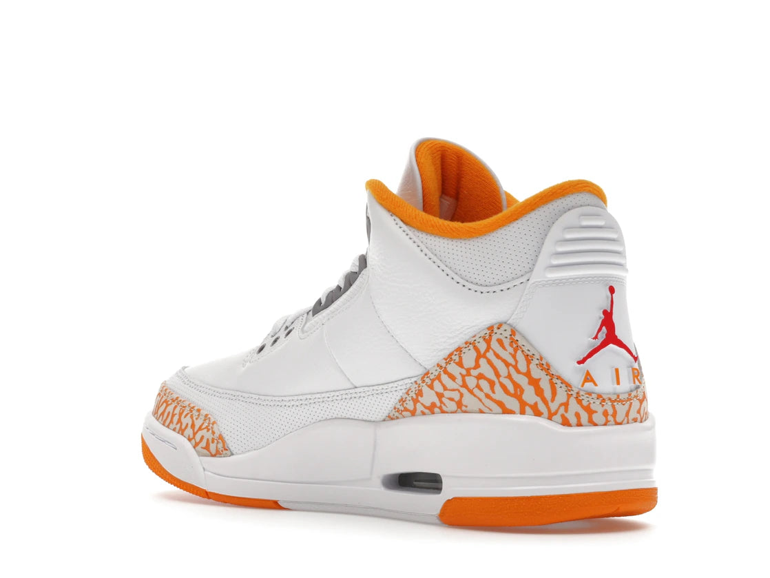 Jordan 3 Retro Orange Citrus (Women's) - vue secondaire B