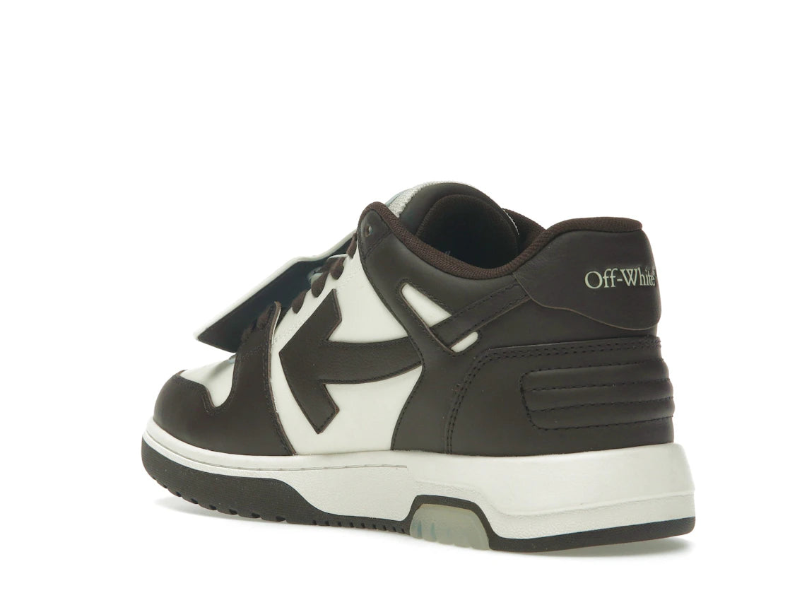 OFF-WHITE Out Of Office "OOO" Low Tops Chocolate Cream - vue secondaire B